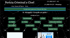 Desktop Screenshot of perito-criminal-civel.com.br