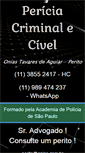 Mobile Screenshot of perito-criminal-civel.com.br